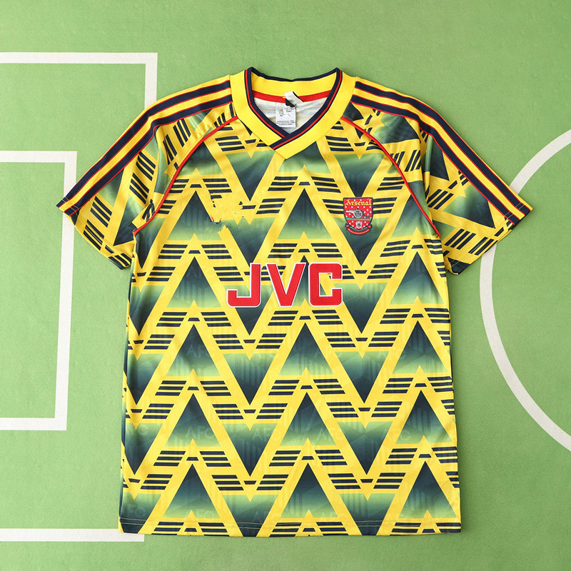 9193 season Arsenal F.C. away retro Fan version