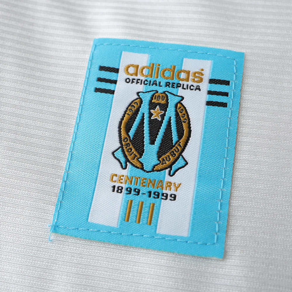 9899 season Olympique home retro Fan version