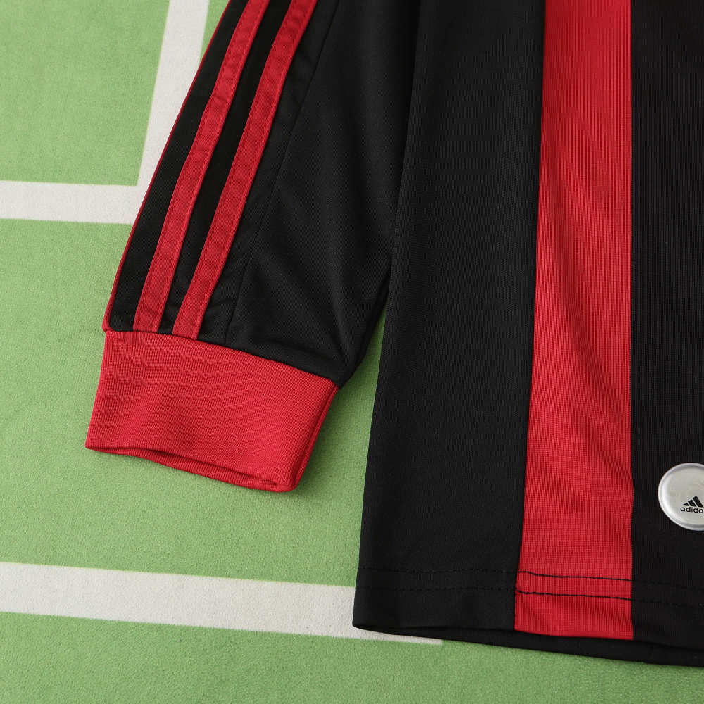 0910 season A.C. Milan home Long sleeve retro Fan version