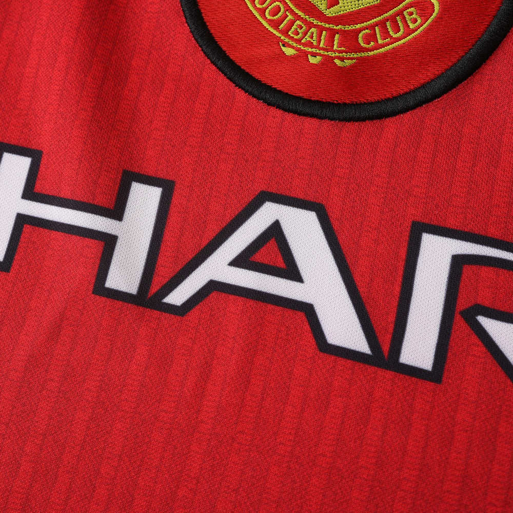 9697 season Manchester United F.C. home retro Fan version