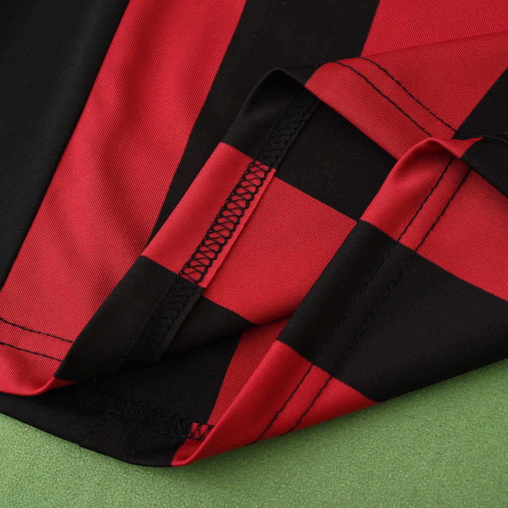 0910 season A.C. Milan home Long sleeve retro Fan version