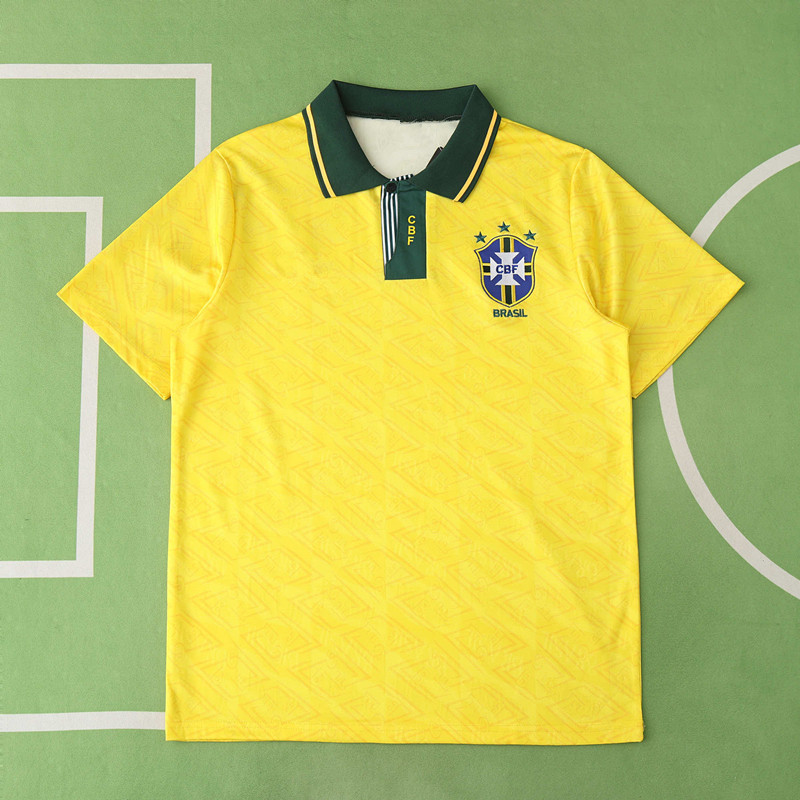 9193 season Brazil home retro Fan version