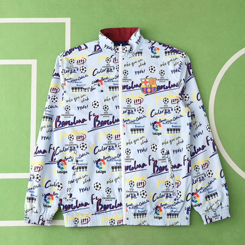 2425 FC Barcelona / Barça Wear on both sides windbreaker