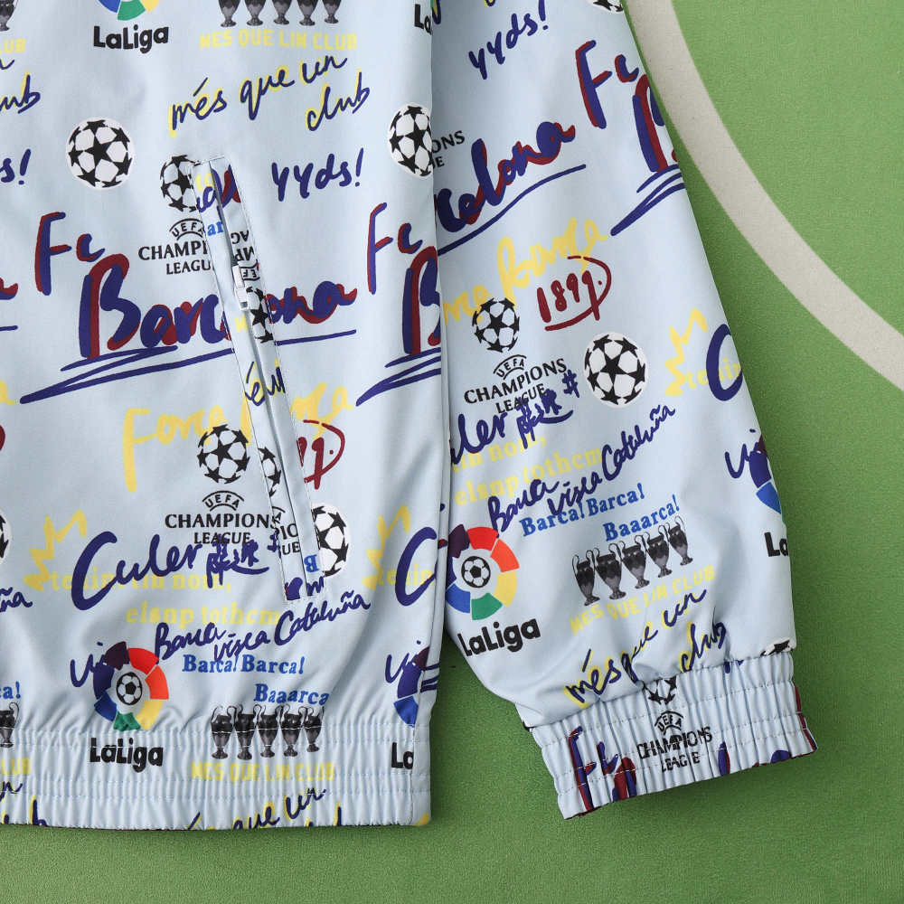 2425 FC Barcelona / Barça Wear on both sides windbreaker