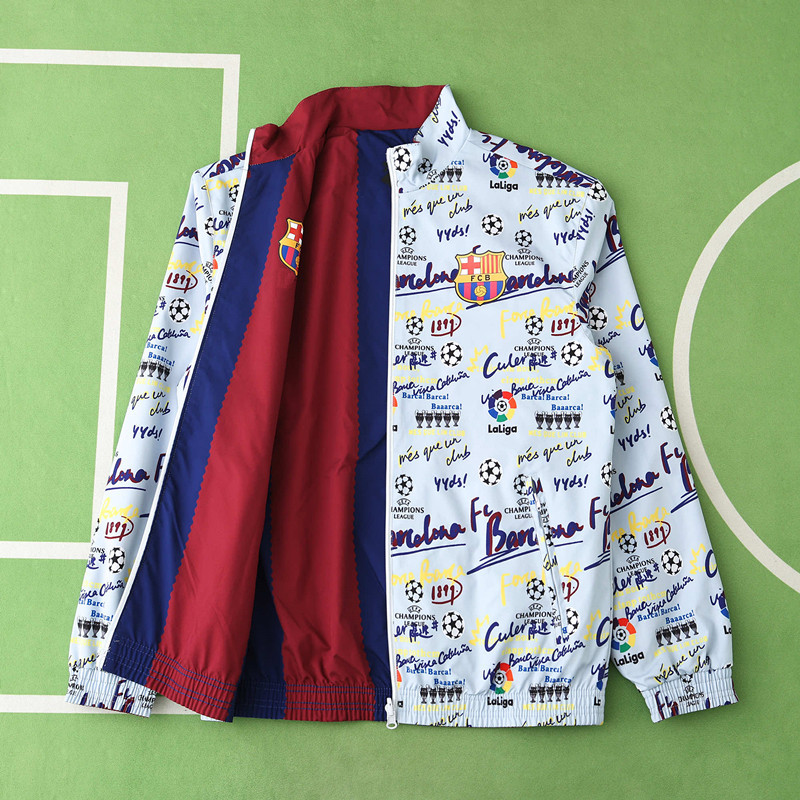2425 FC Barcelona / Barça Wear on both sides windbreaker
