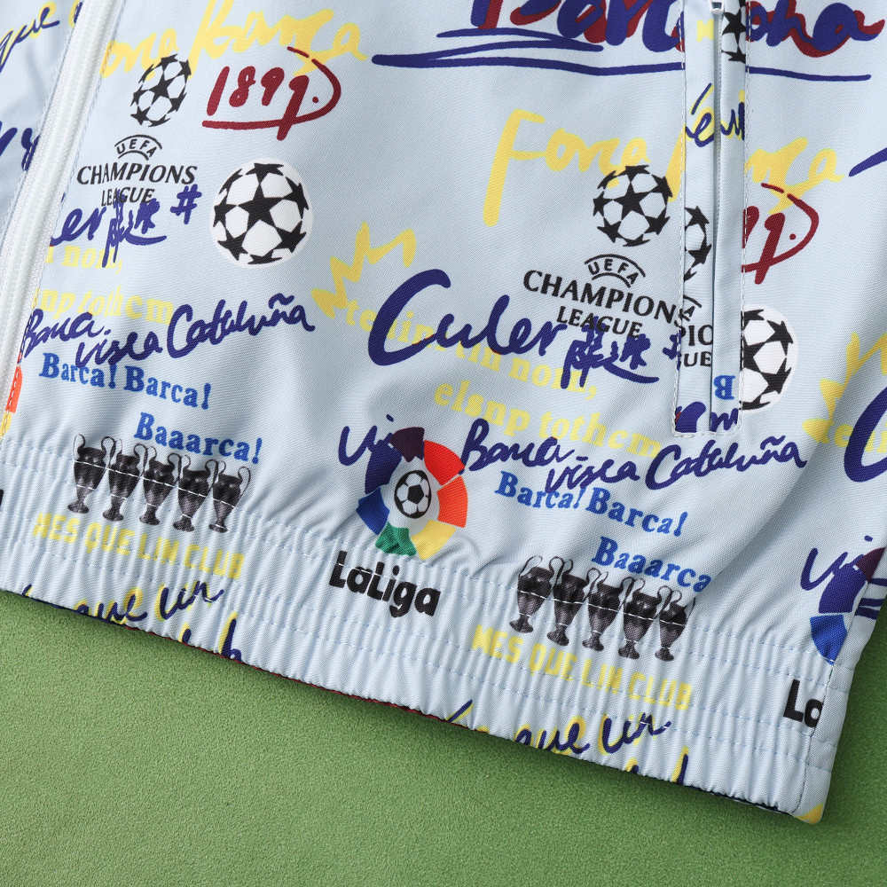 2425 FC Barcelona / Barça Wear on both sides windbreaker