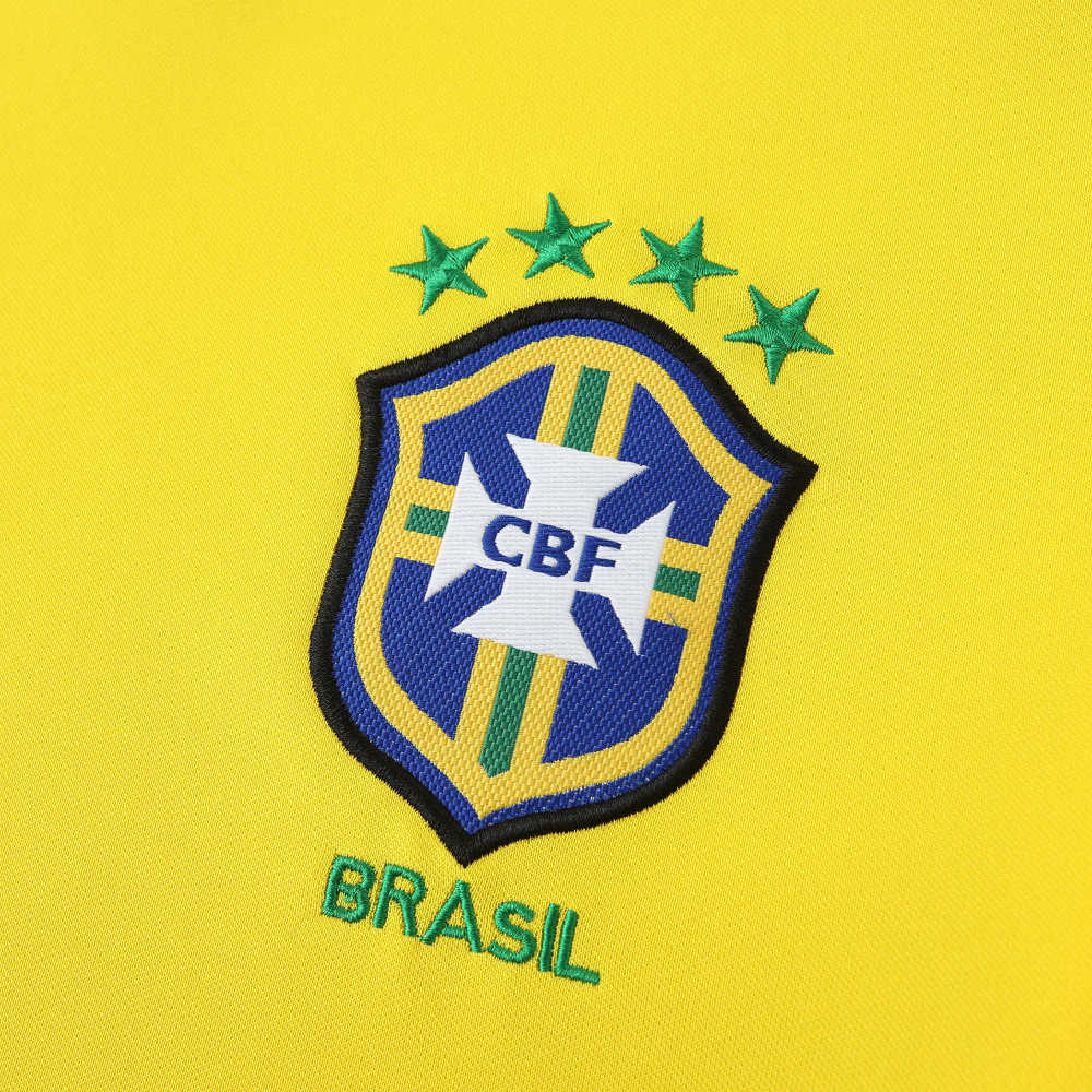 1998 season Brazil home Long sleeved retro Fan version