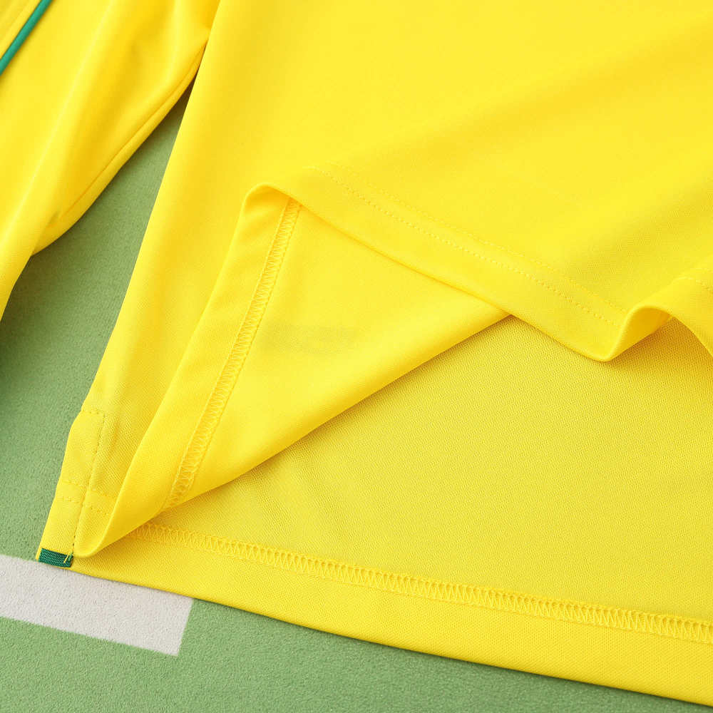 1998 season Brazil home Long sleeved retro Fan version