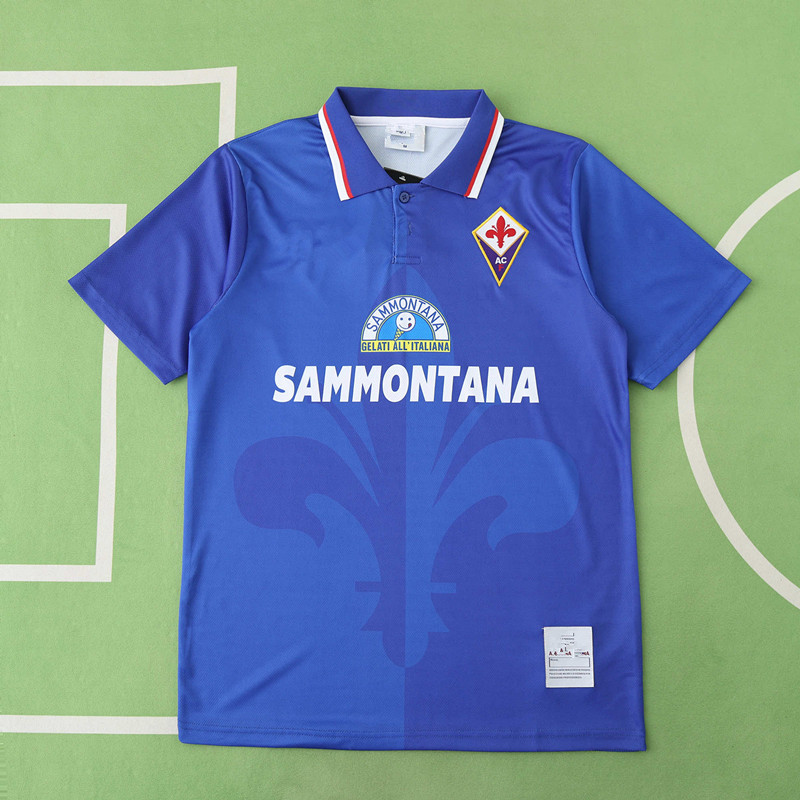 9596 season ACF Fiorentina home retro Fan version