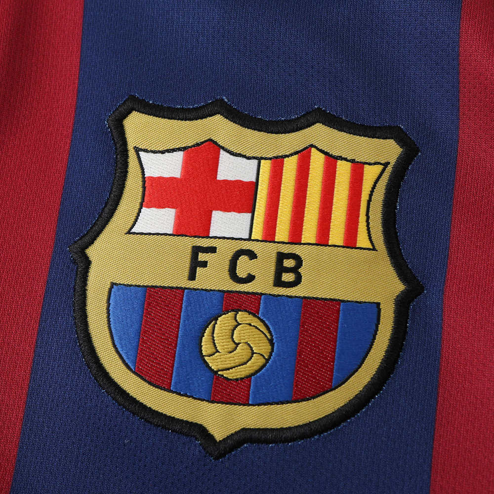 1415 season FC Barcelona / Barça home Long sleeved retro Fan version