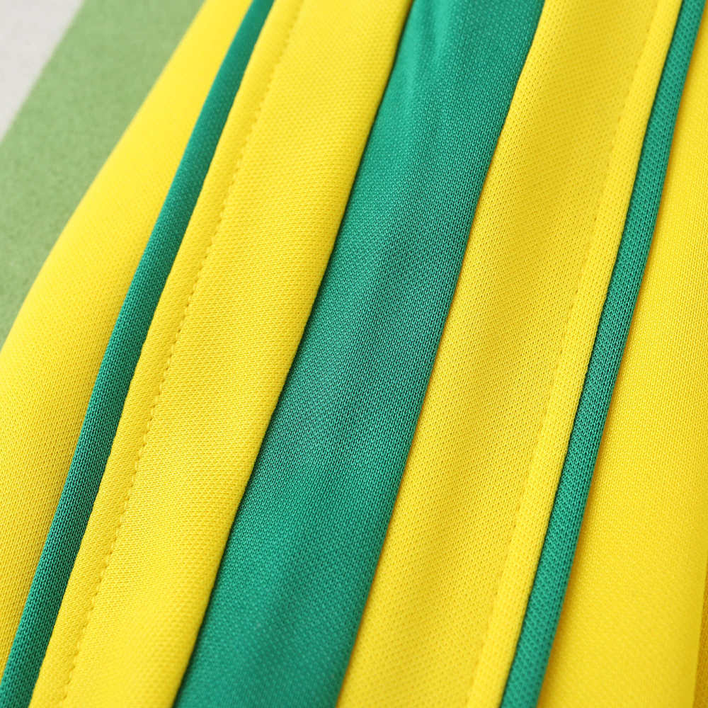 1998 season Brazil home Long sleeved retro Fan version