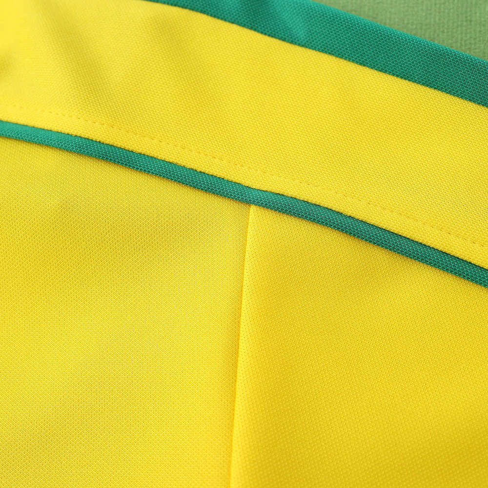 1998 season Brazil home Long sleeved retro Fan version
