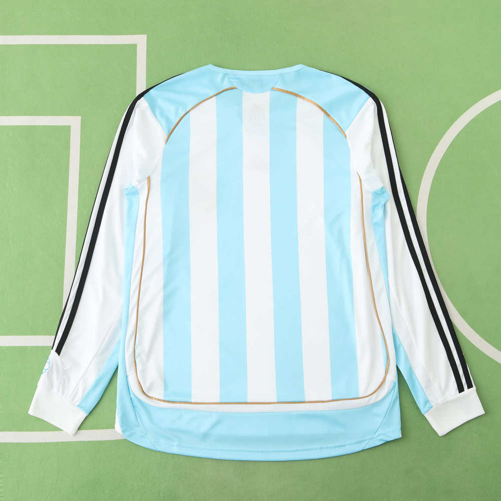 2006 season Argentina home Long sleeved retro Fan version