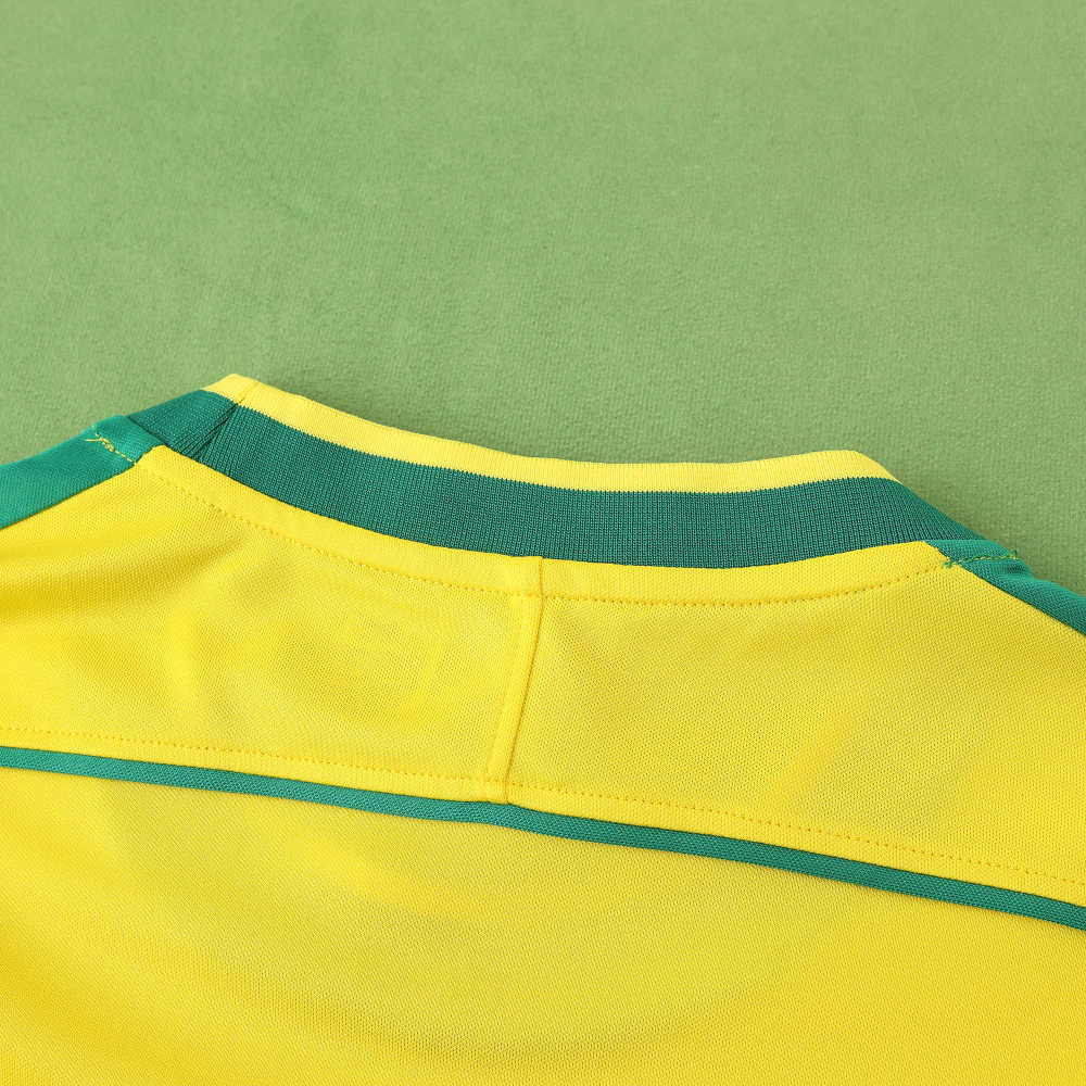 1998 season Brazil home Long sleeved retro Fan version