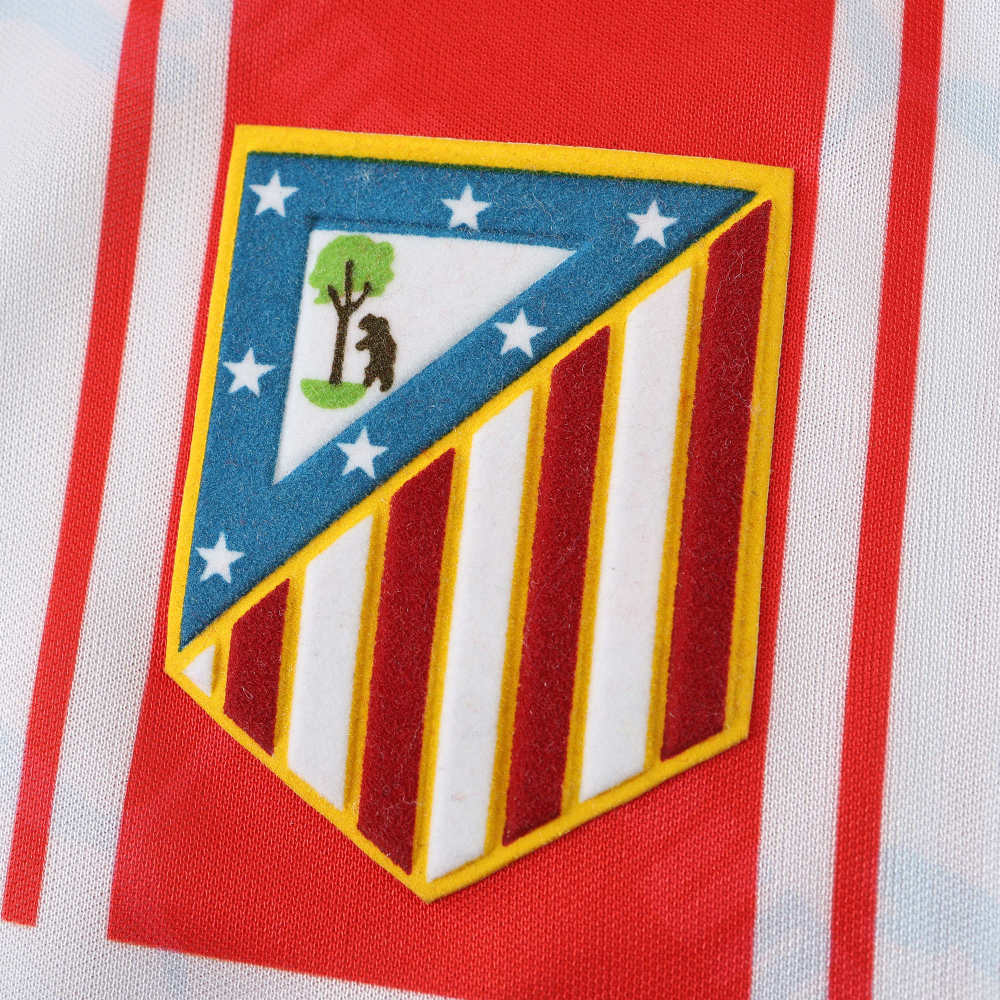 9495 season Club Atlético de Madrid home Long sleeved retro Fan version