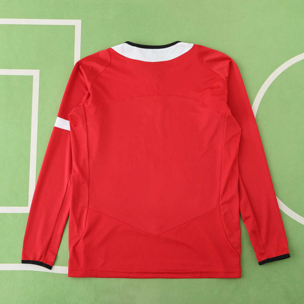 0405 season Manchester United F.C. home Long sleeved retro Fan version