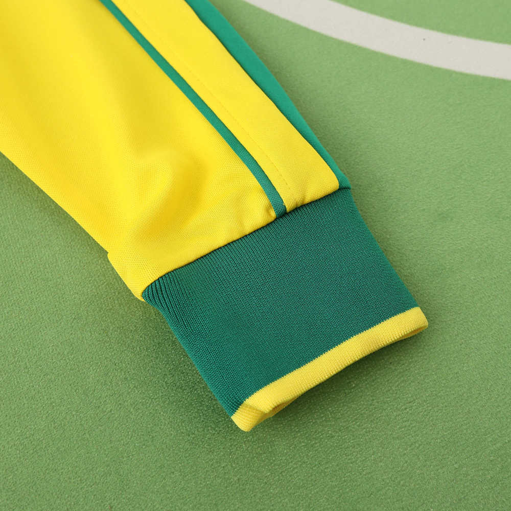 1998 season Brazil home Long sleeved retro Fan version