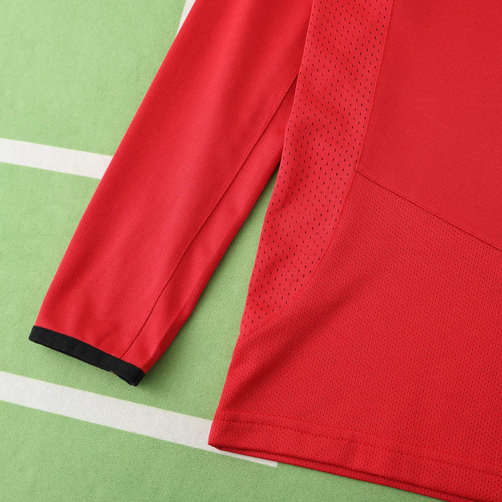 0405 season Manchester United F.C. home Long sleeved retro Fan version