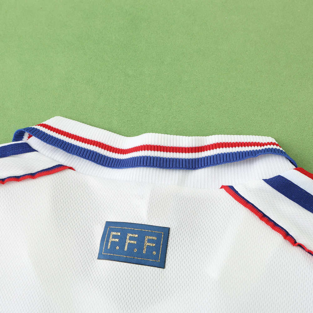 1998 season France away Long sleeved retro Fan version