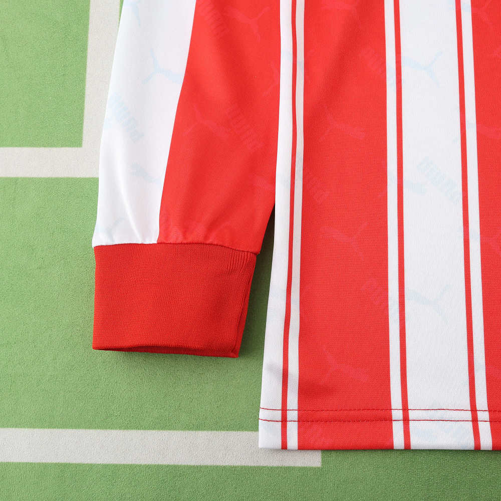 9495 season Club Atlético de Madrid home Long sleeved retro Fan version