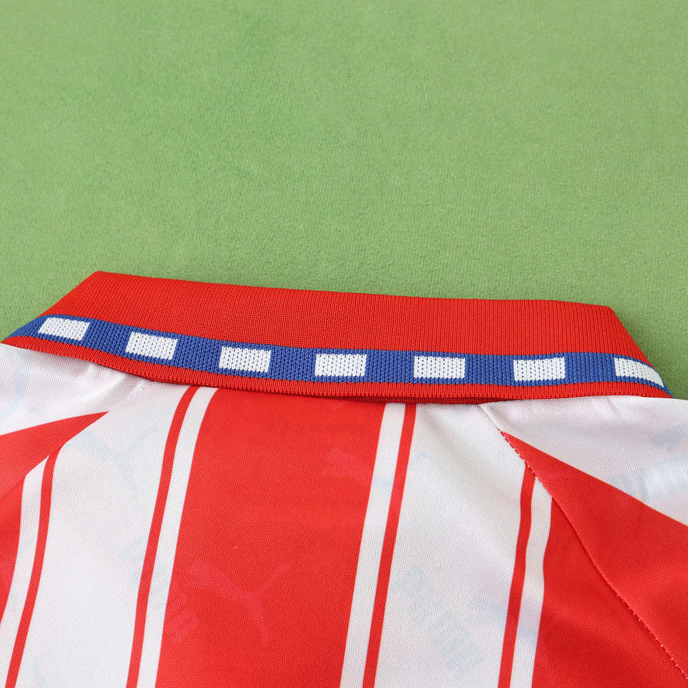 9495 season Club Atlético de Madrid home Long sleeved retro Fan version