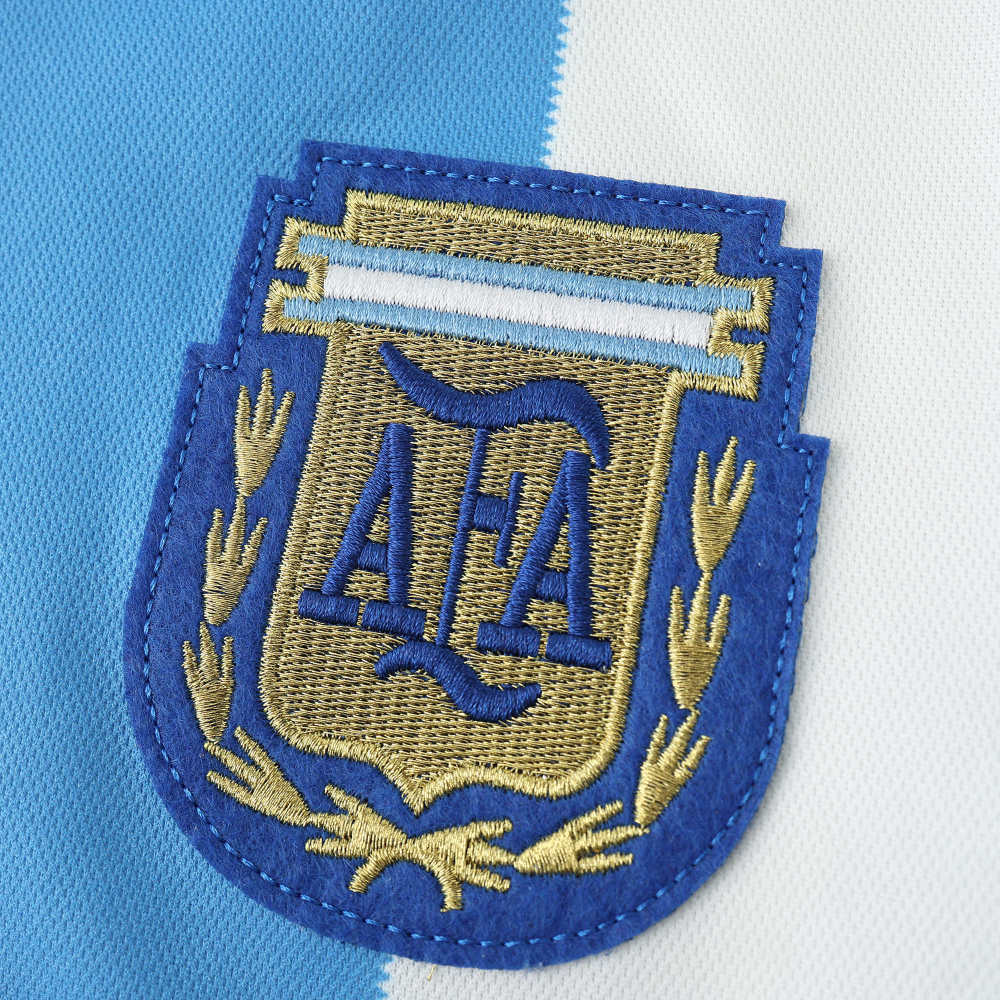 86 season Argentina home Long sleeved Fan version