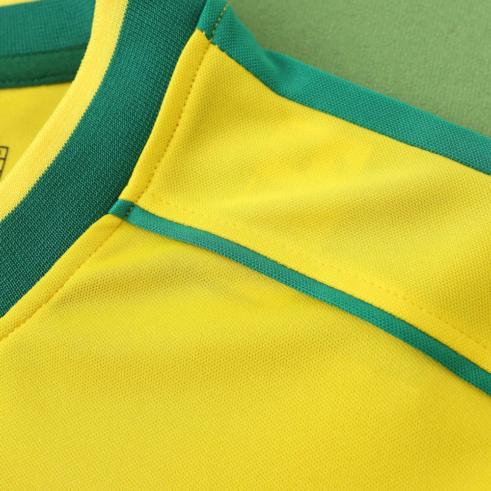 1998 season Brazil home Long sleeved retro Fan version