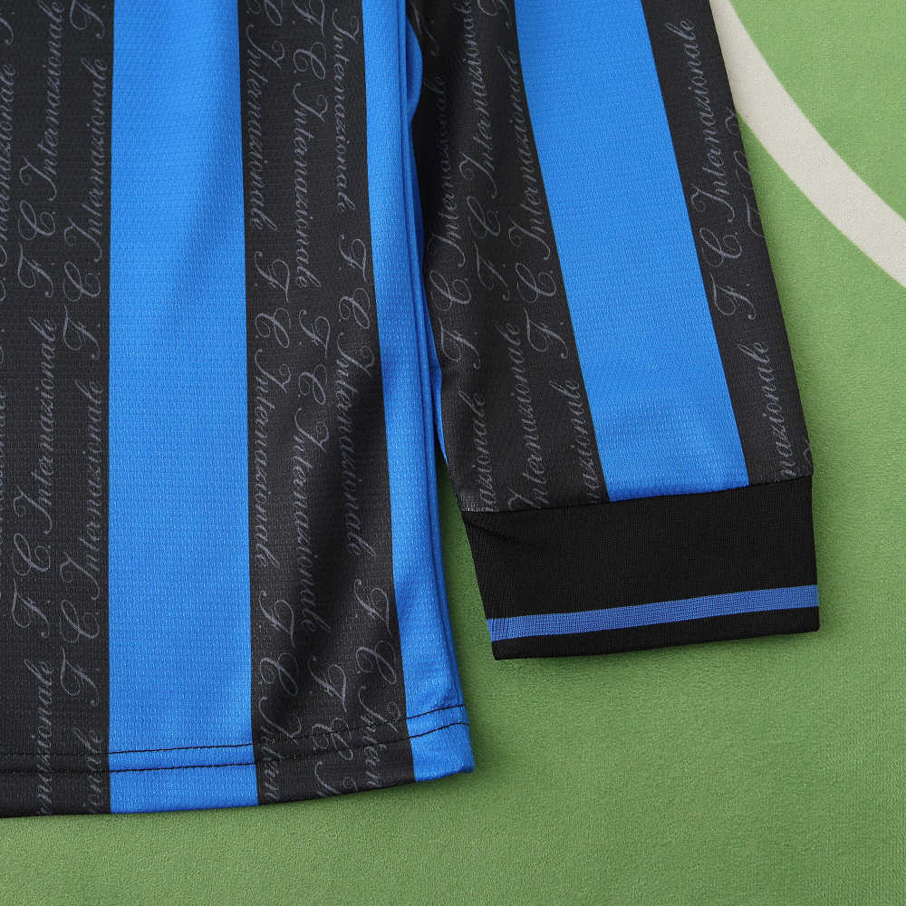 9798 season F.C. Internazionale Milano home Long sleeved retro Fan version
