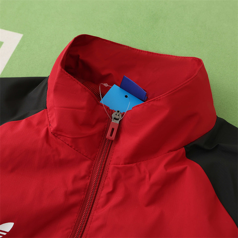 2425 Manchester United F.C. Red windbreaker