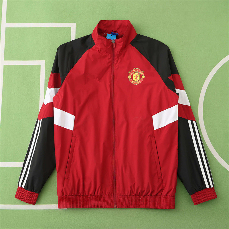 2425 Manchester United F.C. Red windbreaker