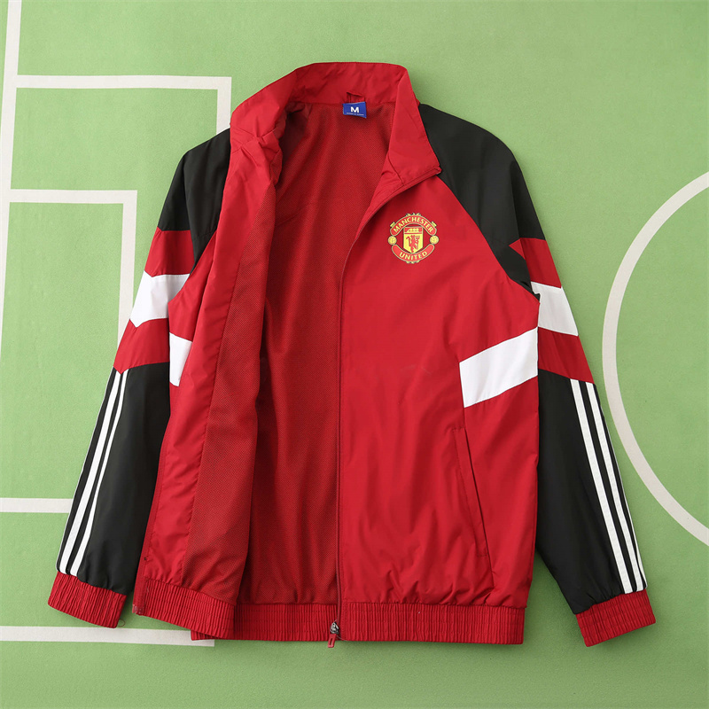 2425 Manchester United F.C. Red windbreaker