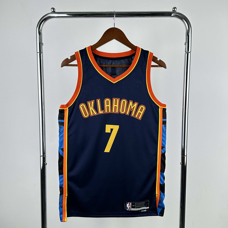 NBA Oklahoma City Thunder 7#NHOLMGREN