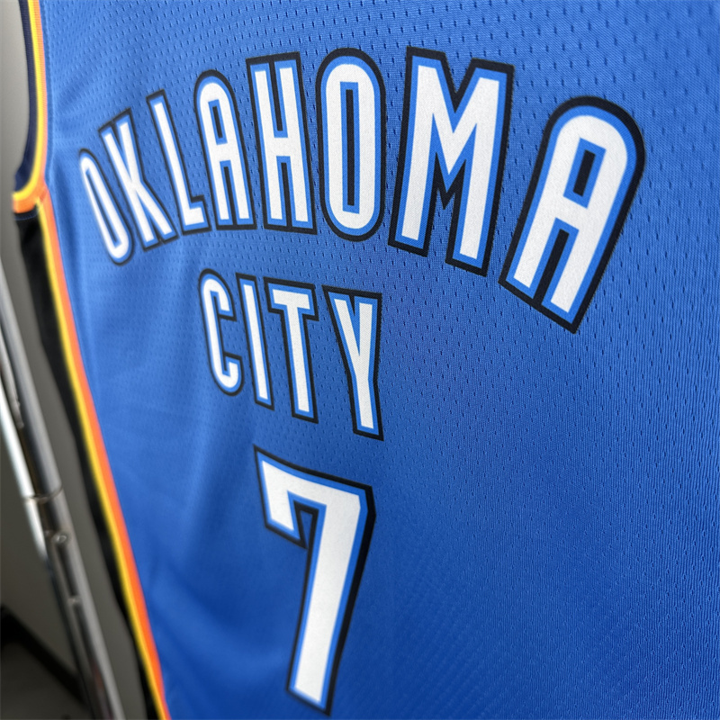 NBA Oklahoma City Thunder 7#HOLMGREN