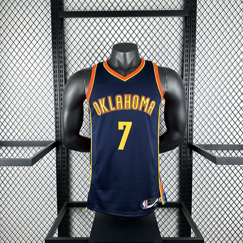 NBA Oklahoma City Thunder 7#NHOLMGREN