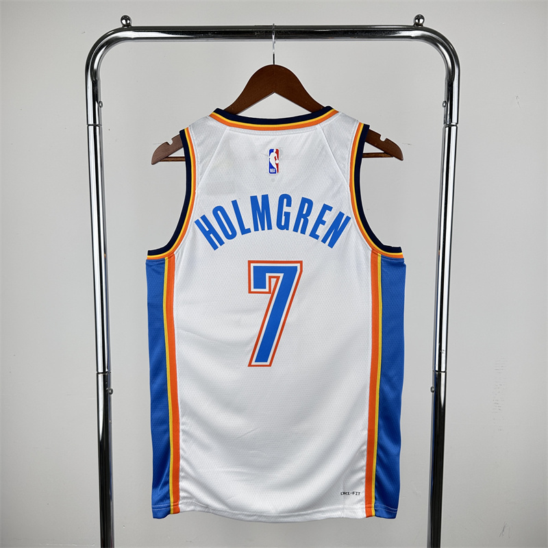 NBA Oklahoma City Thunder 7#HOLMGREN