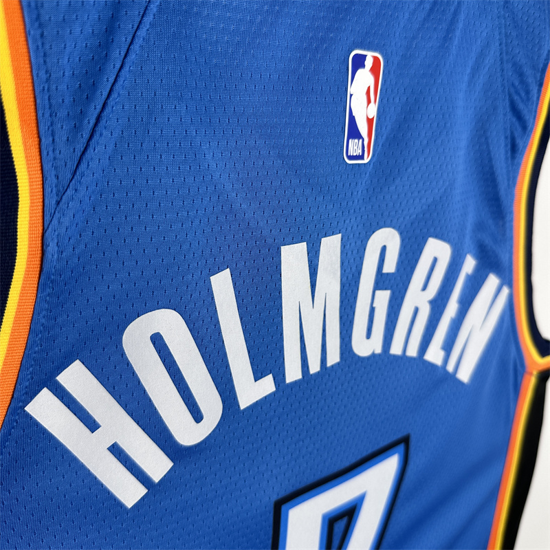 NBA Oklahoma City Thunder 7#HOLMGREN