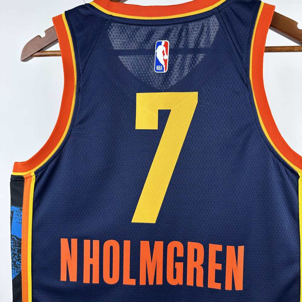 NBA Oklahoma City Thunder 7#NHOLMGREN