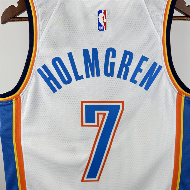 NBA Oklahoma City Thunder 7#HOLMGREN