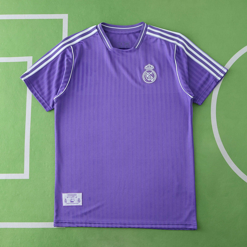 2425 season Real Madrid CF retro T shirt