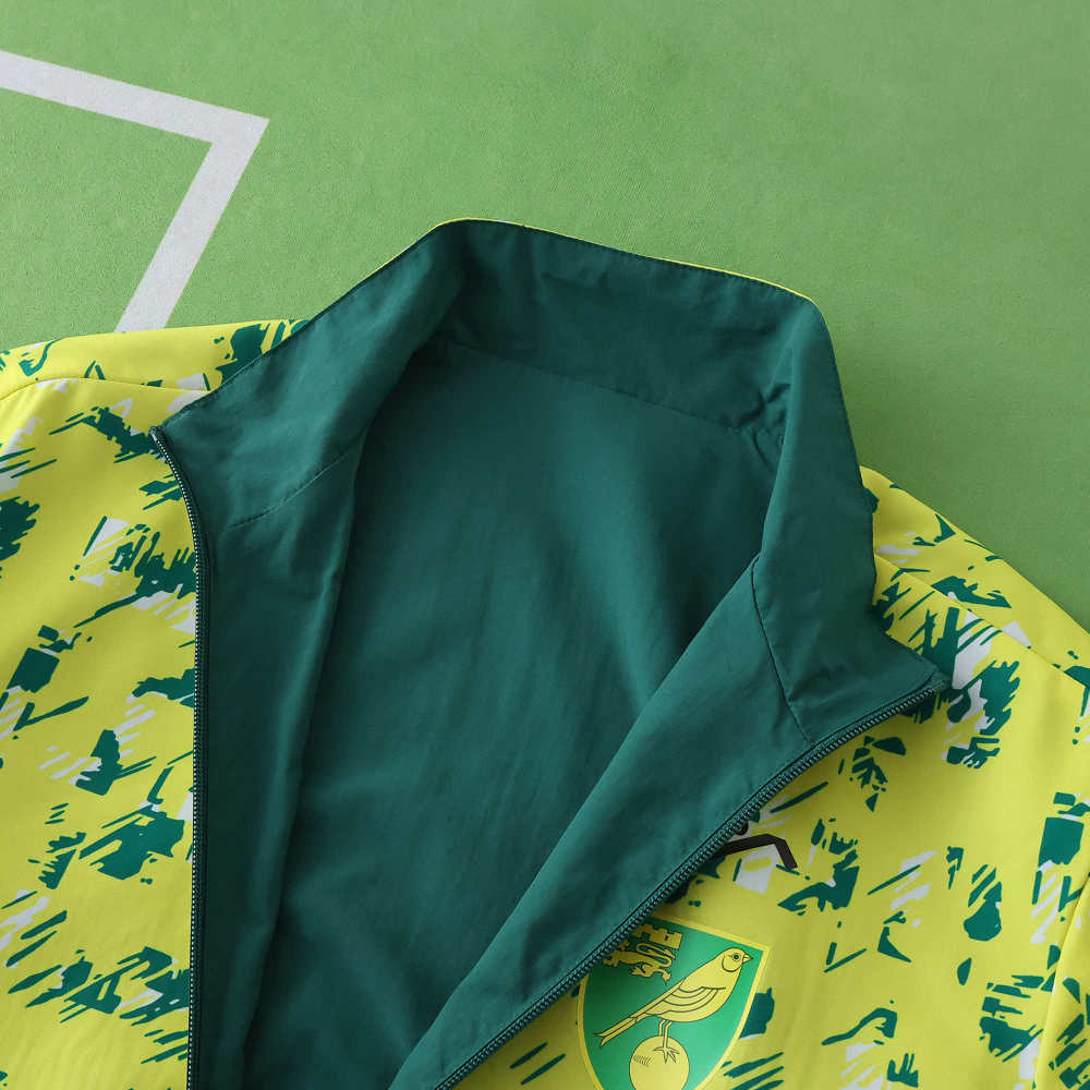 9294 Norwich City F.C. Wear on both sides windbreaker