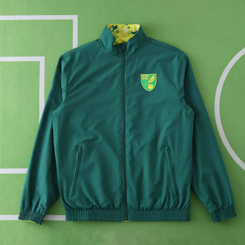 9294 Norwich City F.C. Wear on both sides windbreaker