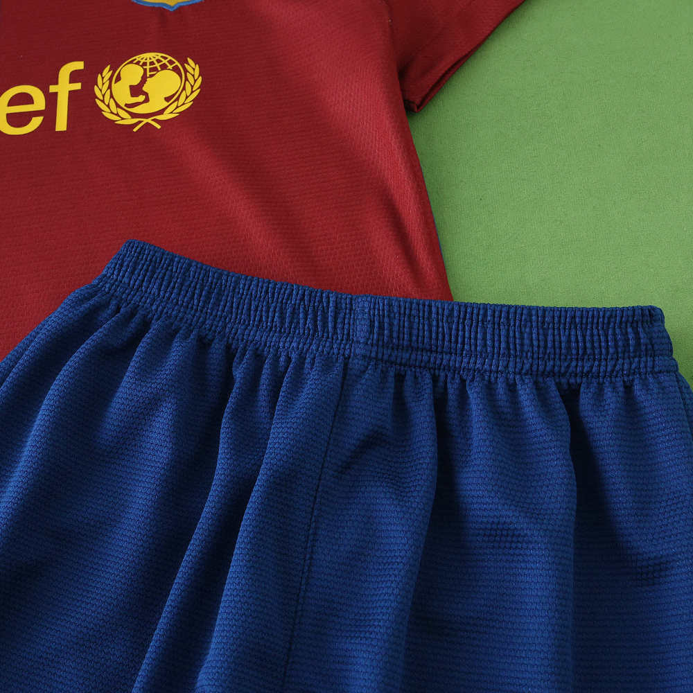 0809 FC Barcelona / Barça home retro Kids kit
