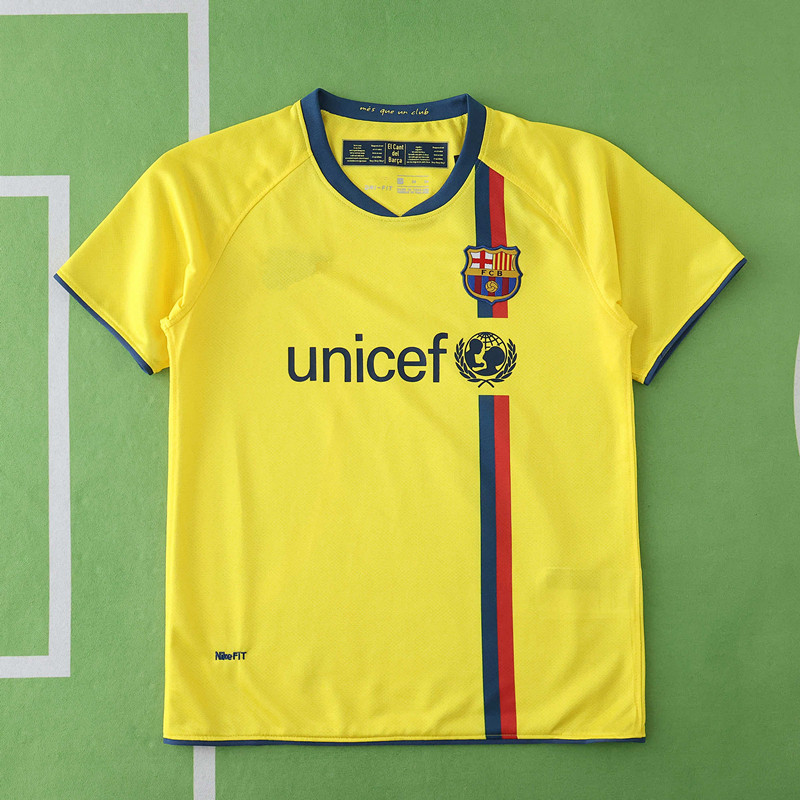 0809 FC Barcelona / Barça away retro Kids kit