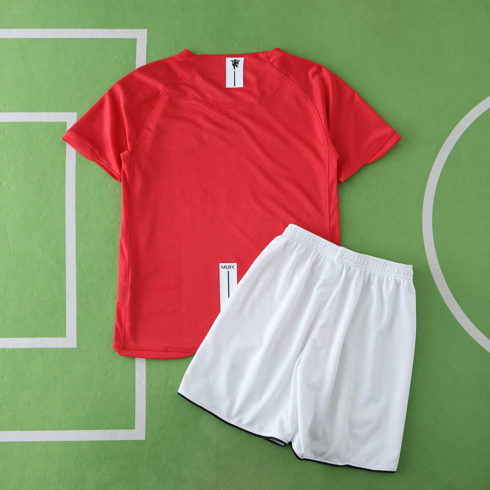 0708 Manchester United F.C. home retro Kids kit
