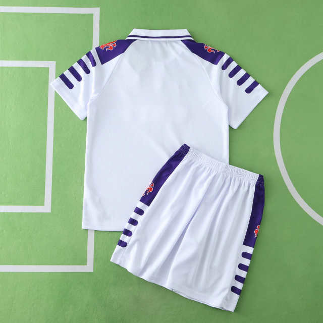 1998 ACF Fiorentina away retro Kids kit