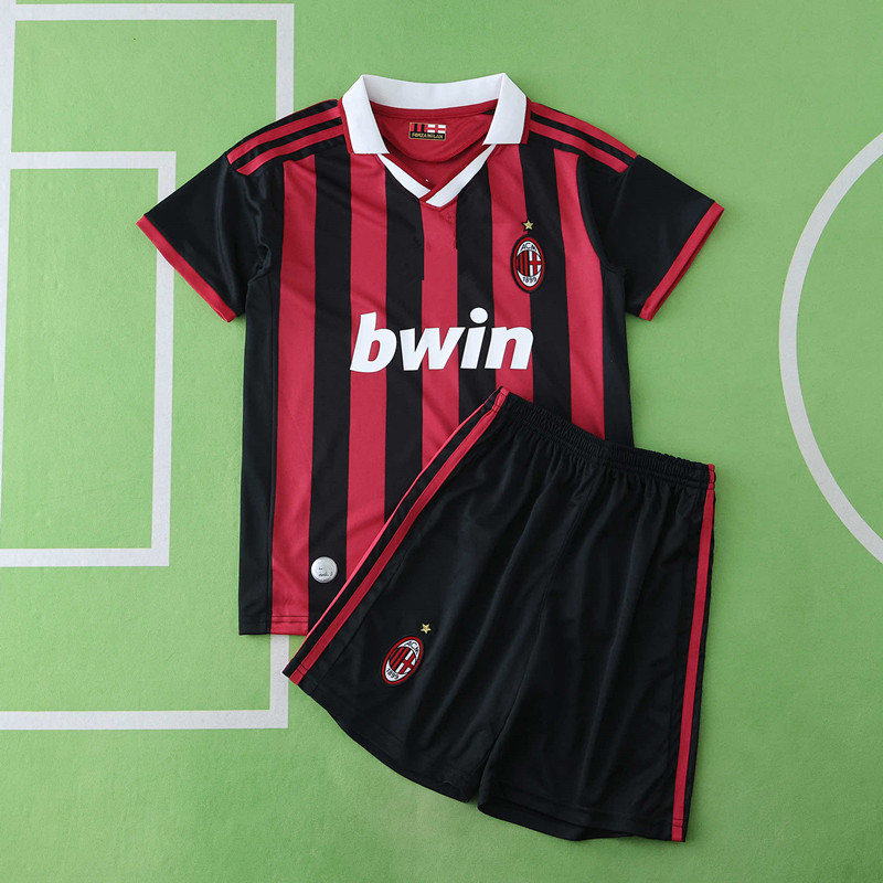0910 A.C. Milan home retro Kids kit
