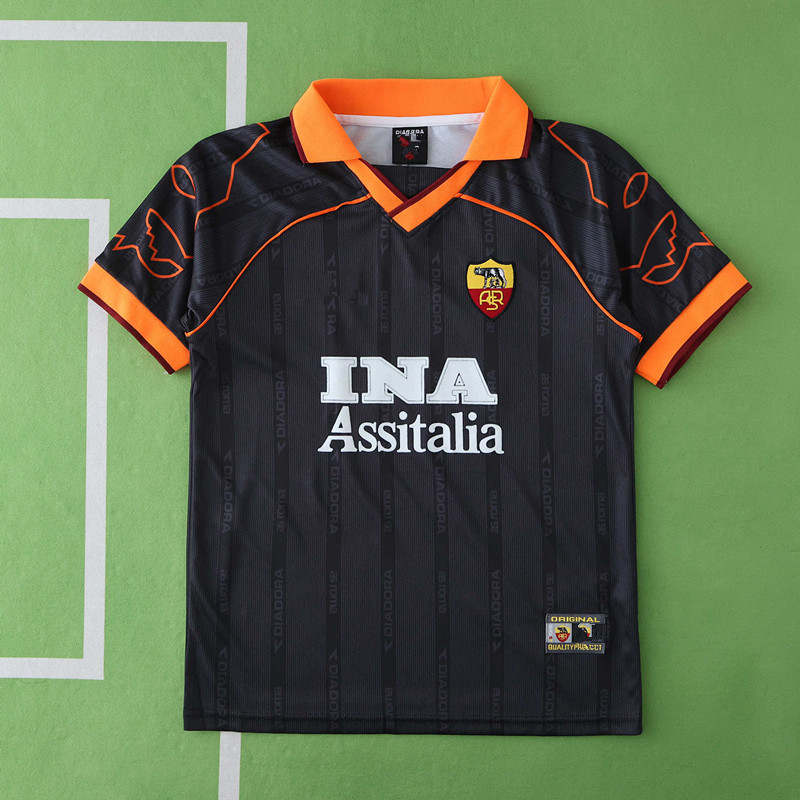 9900 A.S. Roma away retro Kids kit