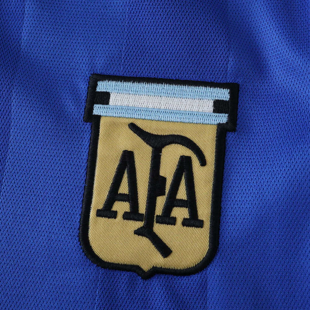 1986 Argentina away retro Kids kit
