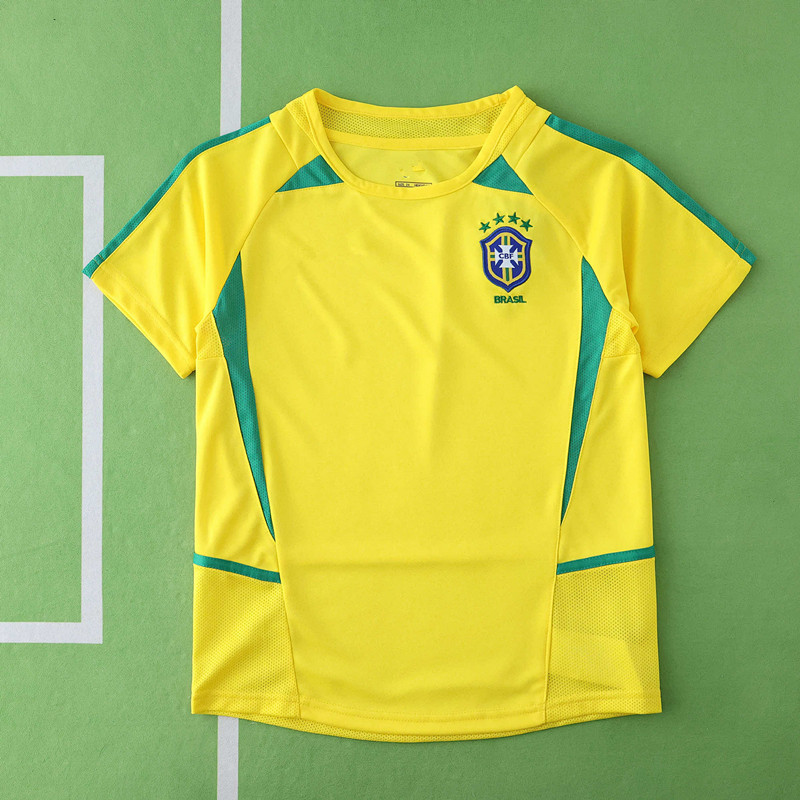2002 Brazil home retro Kids kit