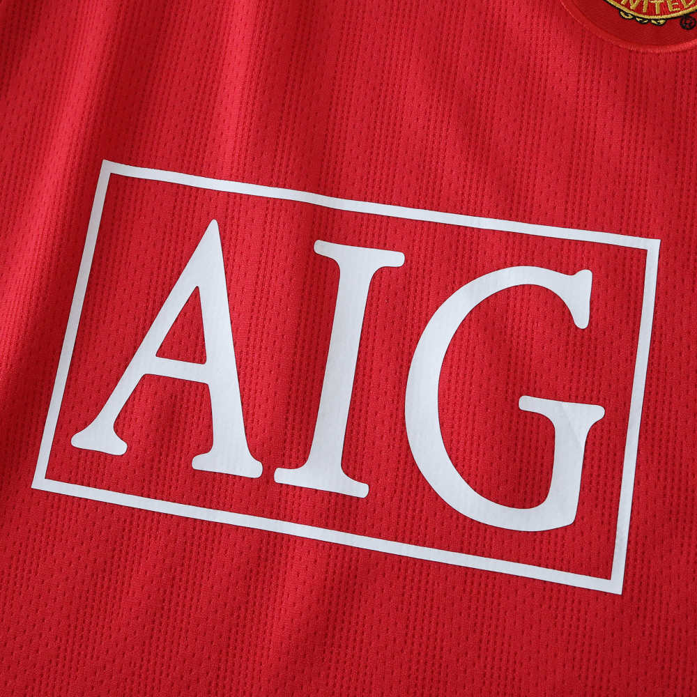 0708 Manchester United F.C. home retro Kids kit